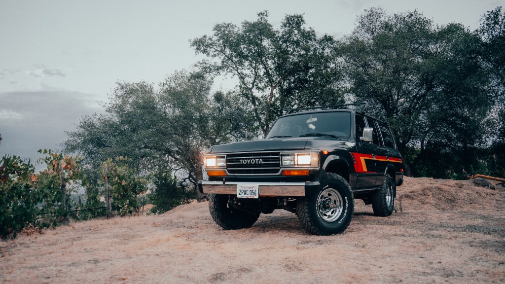 A well-traveled Land Cruiser that once climbed mountains and (possibly) accompanied&nbsp;Tupac